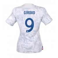 Camiseta Francia Olivier Giroud #9 Visitante Equipación para mujer Mundial 2022 manga corta